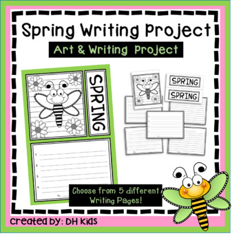 Spring Art & Writing Project - Insect Art - Dragonfly Bulletin Board ...