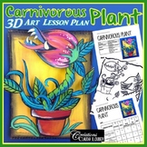 Spring: Art Lesson for Kids: Carnivorous Plant