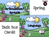 Spring Artic & Language Task Box Cards 