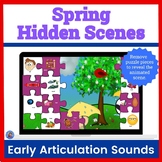 Articulation Activities Preschool: Spring Hidden Picture E