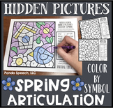 Spring Articulation Color by Symbol Hidden Images A Speech