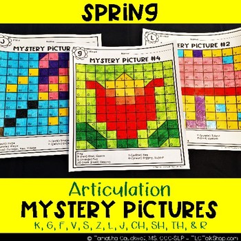 Preview of Spring: Articulation Mystery Pictures