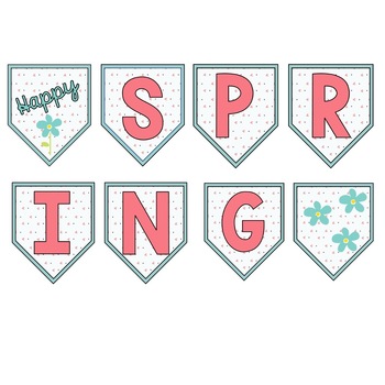 Spring Banner - Bulletin Board Display by Allyson | TPT