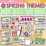 Spring Basic Skills Task Boxes (pre-k & special education)