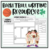 Spring Basketball Resources | Writing Prompts
