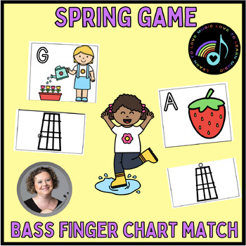 Preview of Spring Bass Instrument Finger Chart Match