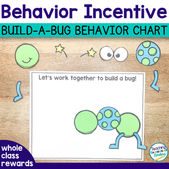 Preview of Spring Behavior Management Whole Class Reward System | Build a Reward ™ Bug