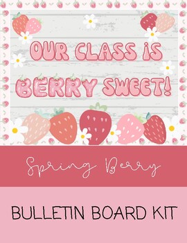 Preview of Spring Berry Bulletin Board Kit