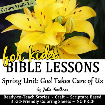 Preview of Spring Bible Lessons, Complete Unit