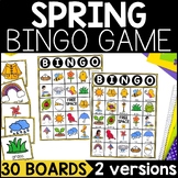 Spring BINGO | Spring Vocabulary | Spring Break Activities