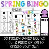 Spring Bingo Fun Activities Before Spring Break April Acti