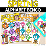 Spring Bingo Game Alphabet Practice Letter Recognition Wri