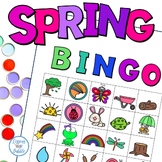 Spring Bingo Game Parties and Recess
