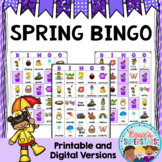 Spring Bingo Printable and Digital Versions