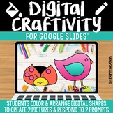 Spring Digital Craft / Craftivity on Google Slides: Bird &