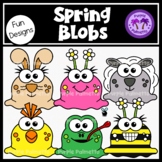 Spring Blobs Clipart