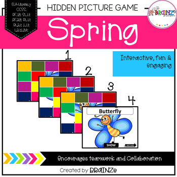 Preview of Spring Activity | Hidden Picture Game