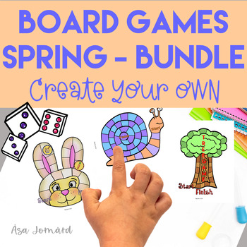 Preview of Create Your Own Board Game Project | Bundle | Spring Activity