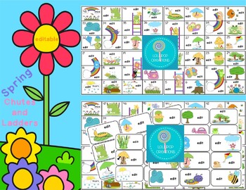 Snakes & Ladders Printable Board Game (Editable Google Slides) Distanc –  Roombop