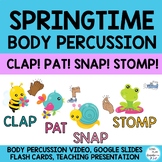 Spring Body Percussion Activities: Play Along Video, Prese