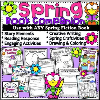 Preview of Spring Book Companion Activities with any Fiction Read Aloud