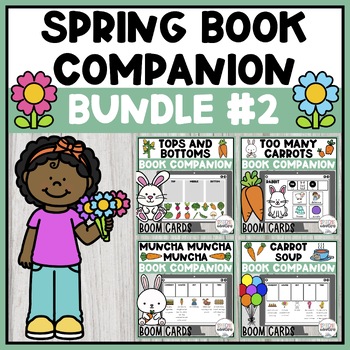 Preview of Spring Book Companion Bundle #2 for Speech Language Therapy | Boom Cards