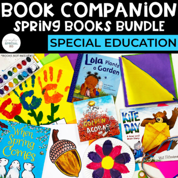Preview of Spring Book Companions Bundle | Special Education