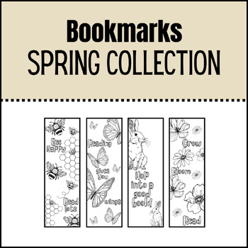 Preview of Spring Bookmarks