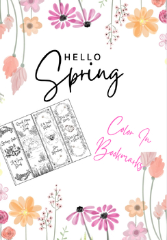 Preview of Spring Bookmarks