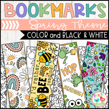 Preview of Spring Bookmarks