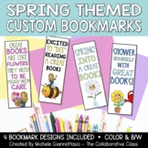 Spring Bookmarks | Personalized Bookmarks | Student Gifts