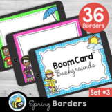 Spring Boom Card™ Background Borders (Clipart) Set #3