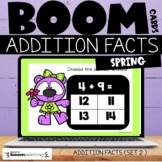 Spring Boom Cards™ Addition Facts Set 2