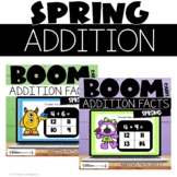 Spring Boom Cards™ Addition Facts to 20 Bundle for 1st and