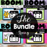 Spring Boom Cards™ Addition Subtraction Facts to 20 Bundle