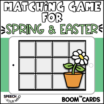 Preview of Spring Boom Cards™ Matching Game  | Spring Memory Boom Cards™