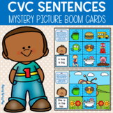 Spring Boom Cards: Mystery Pictures with CVC Sentences (CV