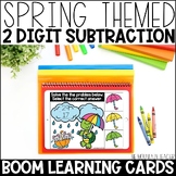 Spring Boom Cards - Subtraction Without Regrouping Subtrac