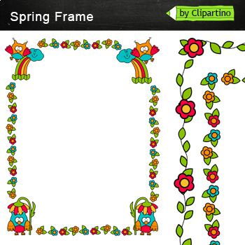 spring borders and frames