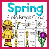 Spring Themed Brain Break Cards