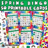 Spring BINGO 50 Individual Boards and Calling Cards Spring