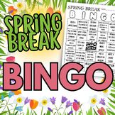 Spring Break Bingo - Fun and Academic Activities for Kids!