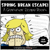 Spring Break Grammar Escape Room - Distance Learning
