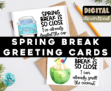 Spring Break Greeting Cards Teacher Humor |  Work Wife | T