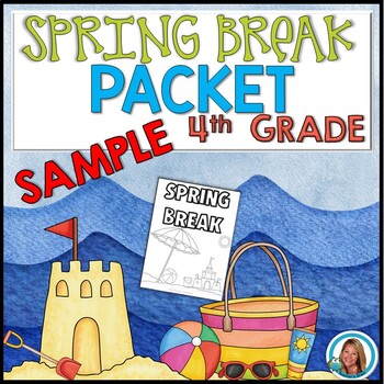Preview of Spring Break Packet | 4th GRADE | FREE