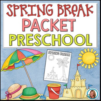 Preview of Spring Break Packet PRESCHOOL | Pre-K HOME LEARNING