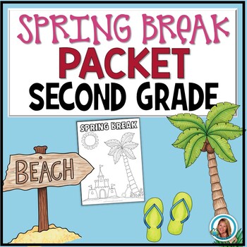 Preview of Spring Break Packet for 2nd Grade | HOME LEARNING