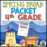 Spring Break Packet for 4th Grade | Distance Learning Pack