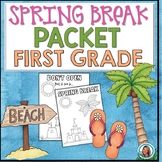 Spring Break Packet for First Grade | HOME LEARNING