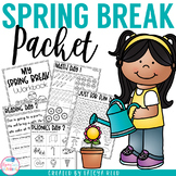 Spring Break Packet for Kindergarten and First Grade